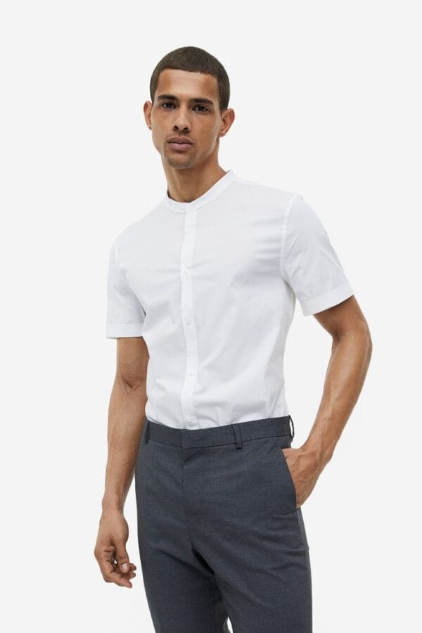 Camisa cuello chino H&M - Imagen 2