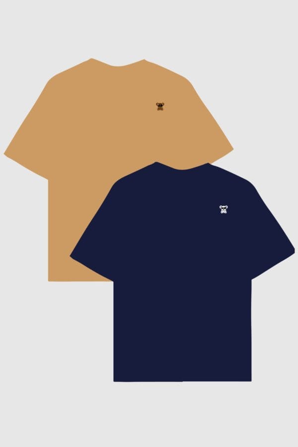 Paquete de 2 koala beige y azul (regular fit)